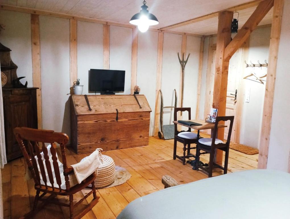 Maison d'hôtes La Paulusmühle Ancien moulin en pleine nature - Habitación Doble Con Baño Privado