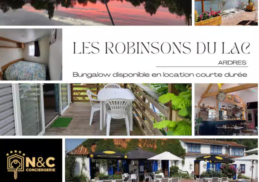 BUNGALOW 5 au bord du lac d'Ardres- pêche gratuite sans permis