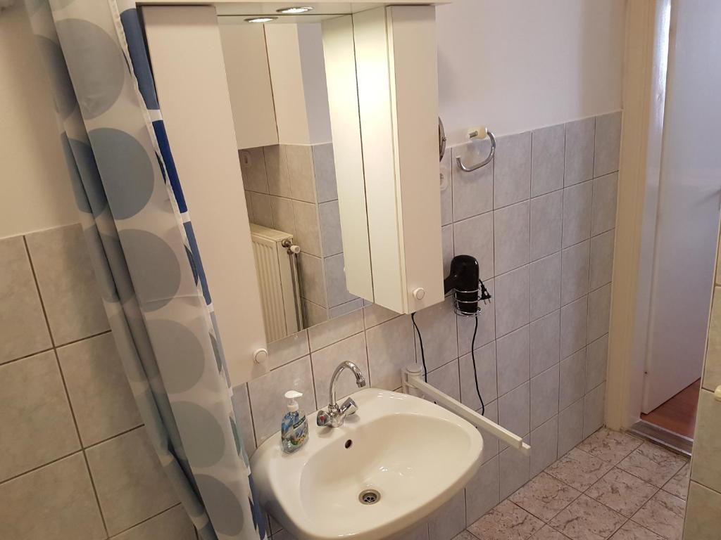Kúpeľňa v ubytovaní Apartman Kaszás Central