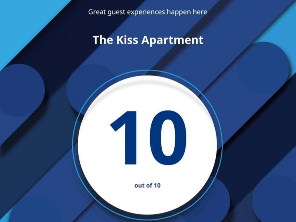 a sign with the number on it at The Kiss Apartment in Timişoara