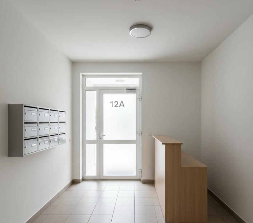 a room with a door with the number on it at anka ra 06 in Dikmen