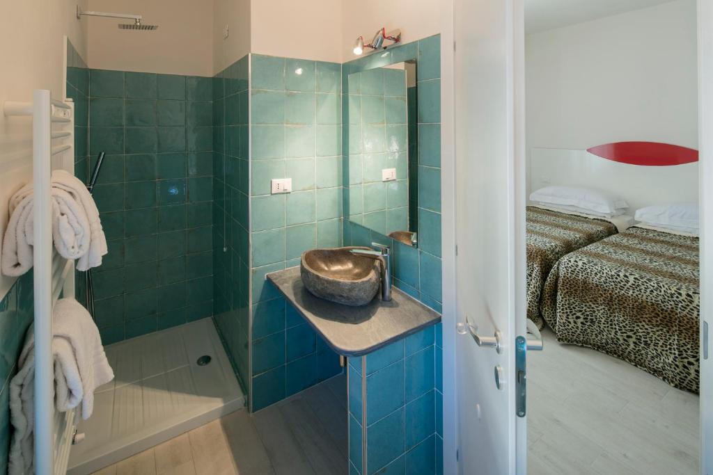 A bathroom at Affittacamere Margherita