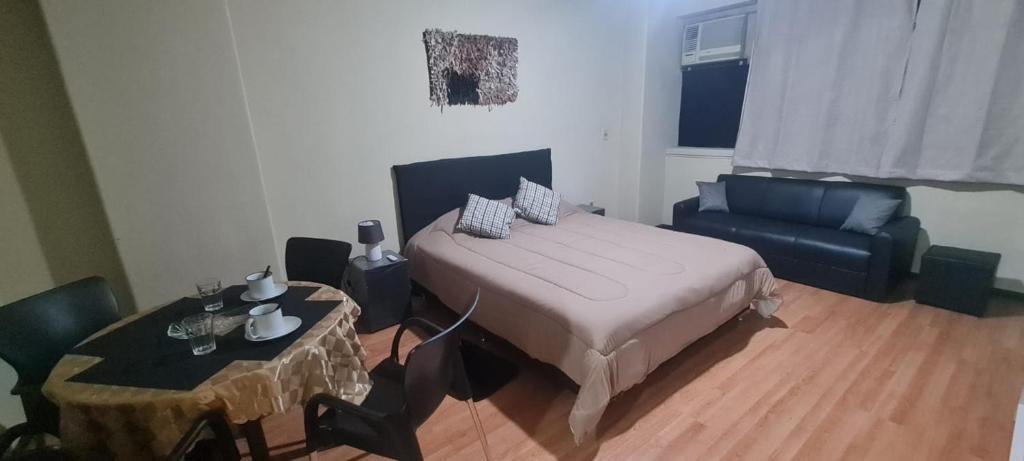 Llit o llits en una habitació de Monoambiente céntrico 02