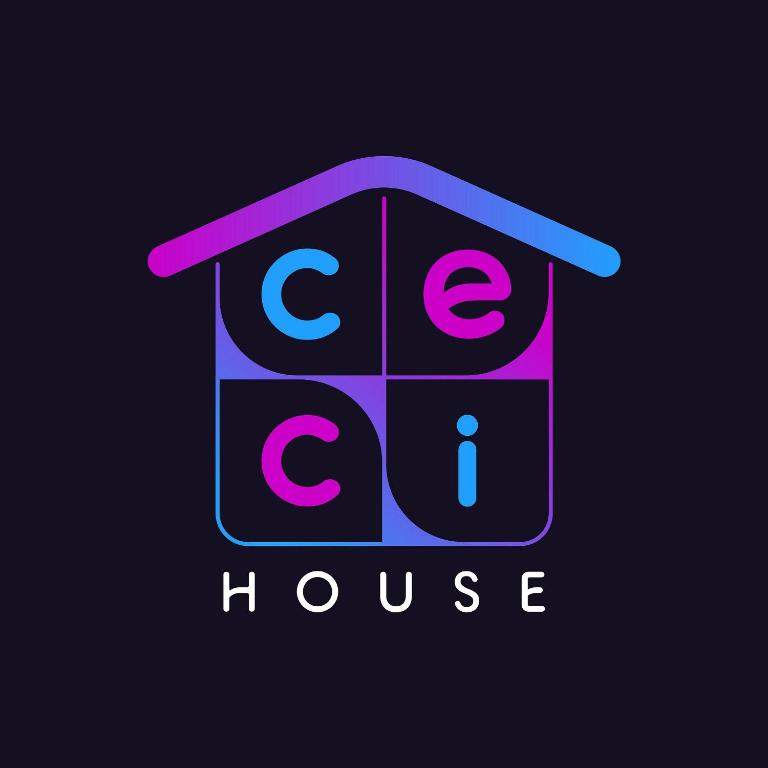 a logo for a house with the words c eq house at Ceci House - Santa Cecília in São Paulo