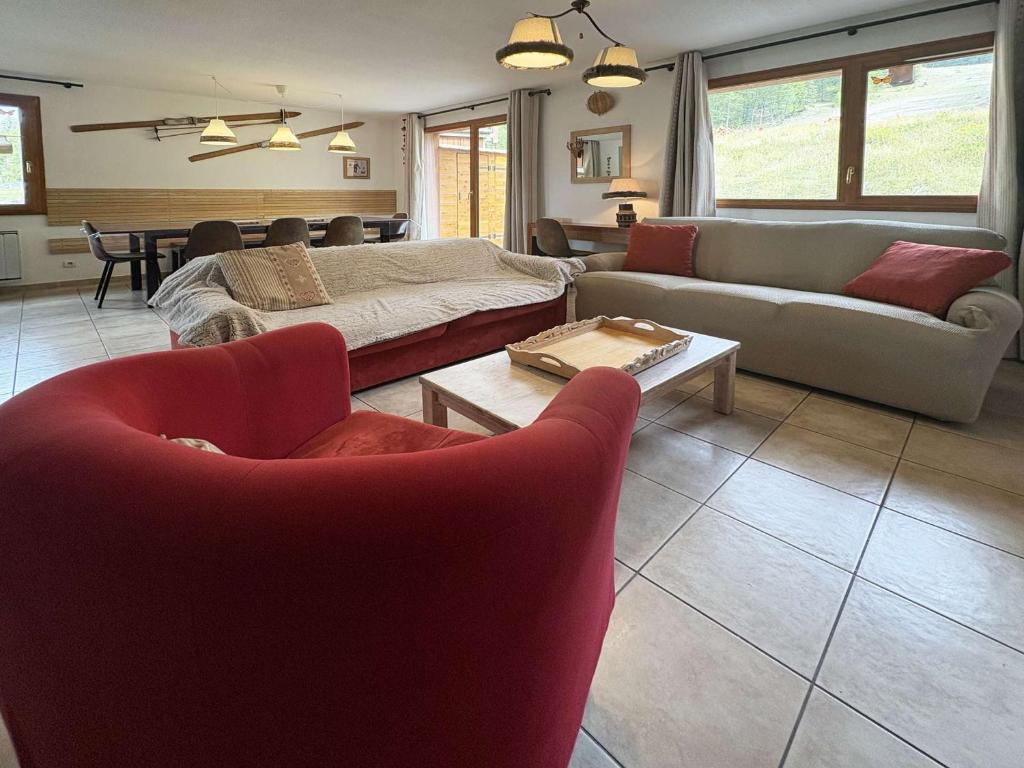 Superbe chalet pour 10 pers. avec piscine, sauna, cheminée, terrasse, skis aux pieds - Les Orres 1800 - FR-1-322-118