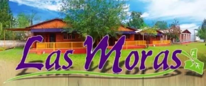 a sign that says las cartoons in front of a house at Cabañas Las Moras in Candelaria