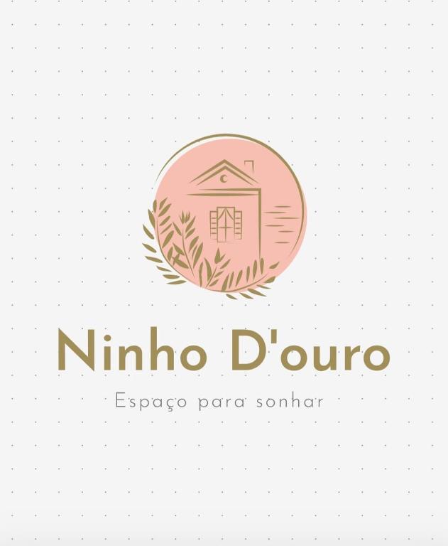 a logo for a house in a circle at Ninho D`ouro in Peso da Régua