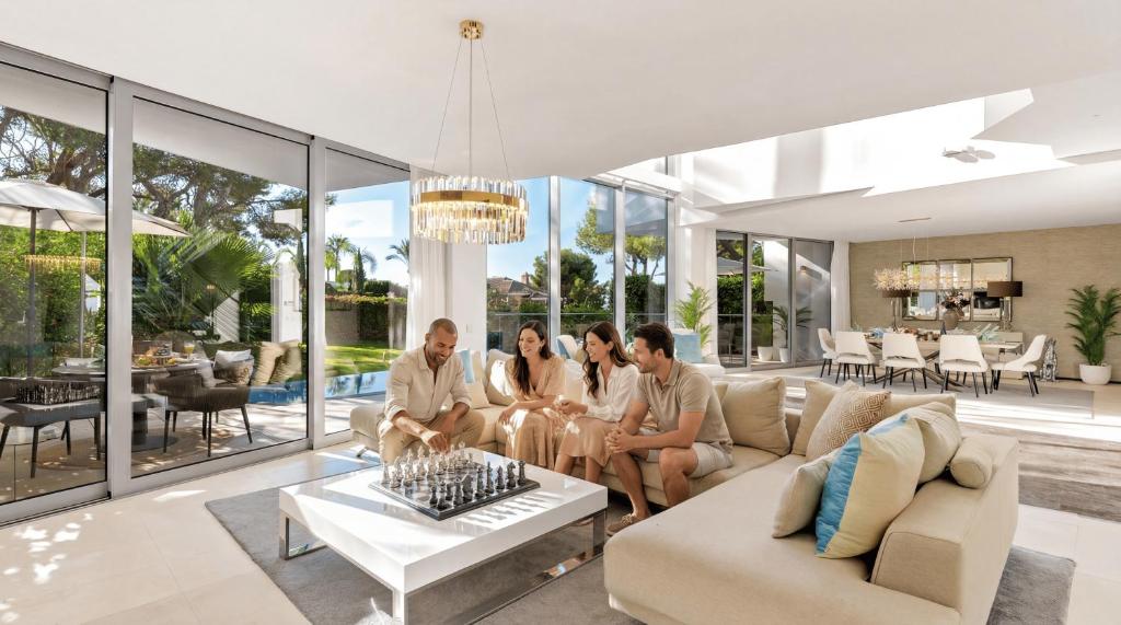 VACATION MARBELLA I Villa Finesse, Luxury Villa, Golden Mile, Swimming-pools, Sauna, Spa, Gym, Gated Community, Minutes from Golfs and Beaches photo photo 2