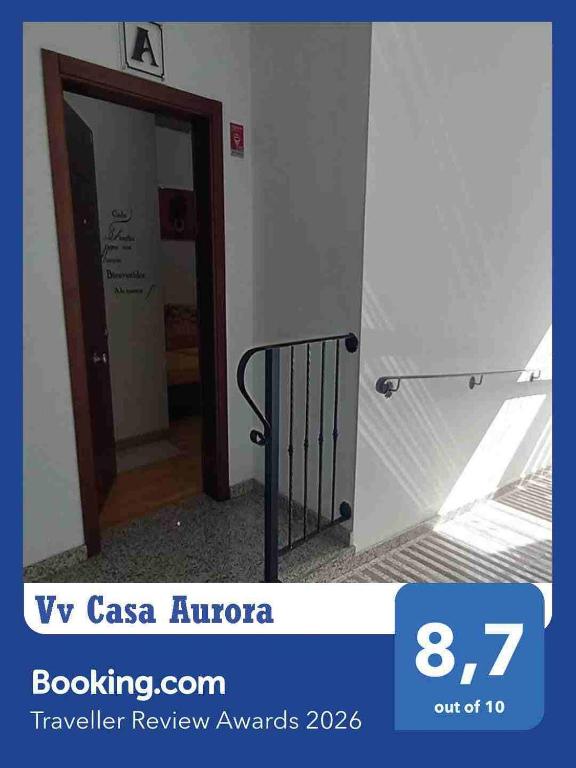 a door in a room with a stair railing at Casa Aurora in Vecindario