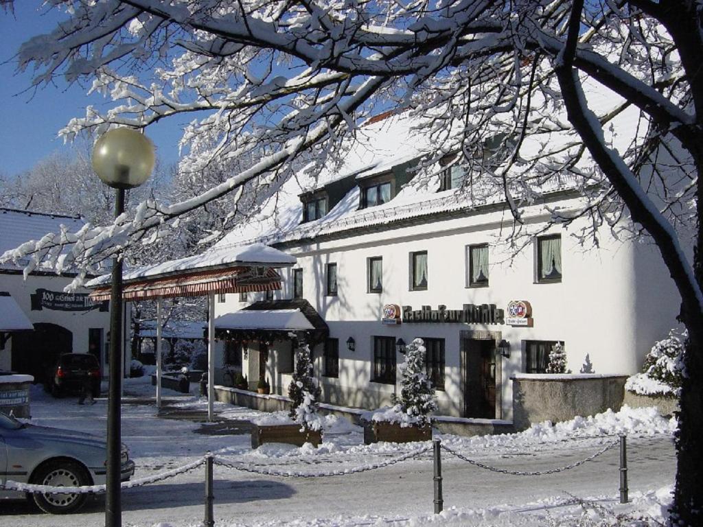 Hotel zur Mühle v zimě