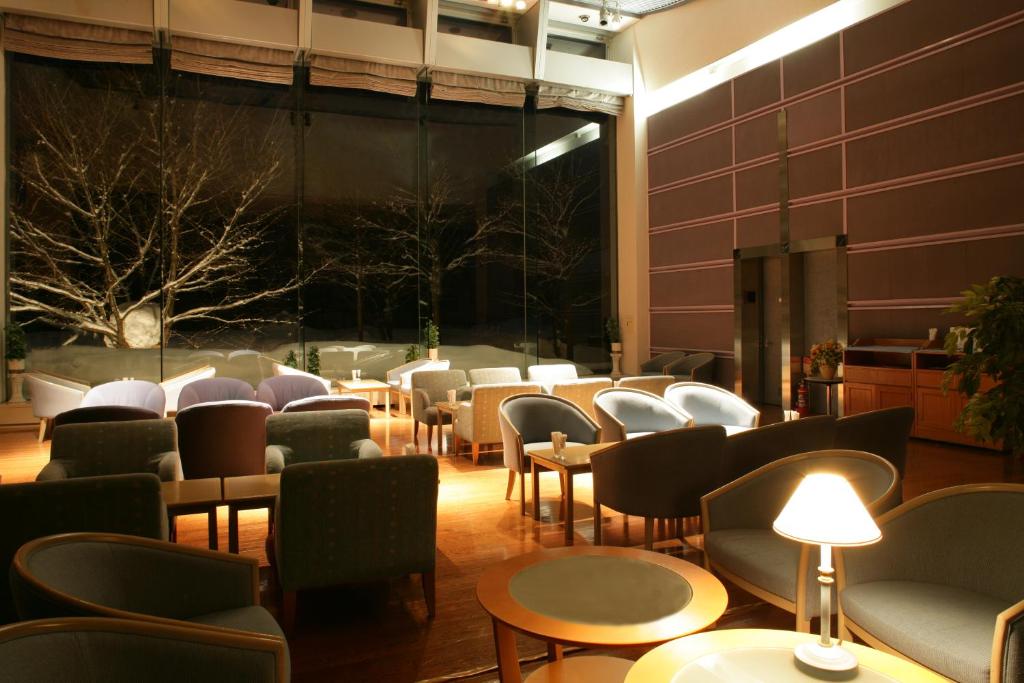 Posezení v ubytování Hotel Morinokaze Tateyama‎
