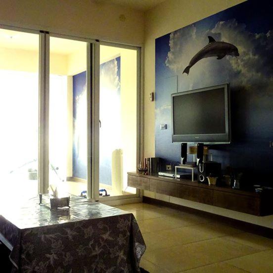 TV a/nebo společenská místnost v ubytování Dolphin Castle