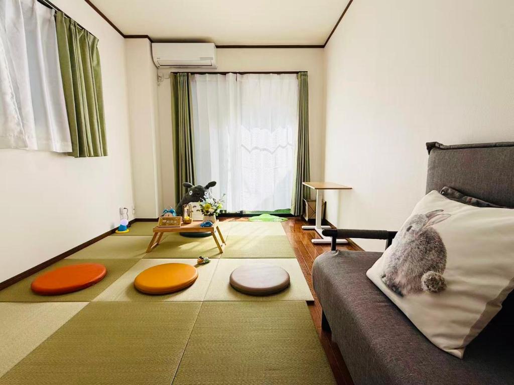 IITaito area,3 people,3-minute to station, 2-tatami beds,family type
