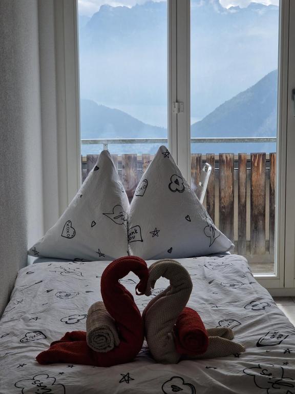 Pogled na planinu ili pogled na planinu iz apartmana