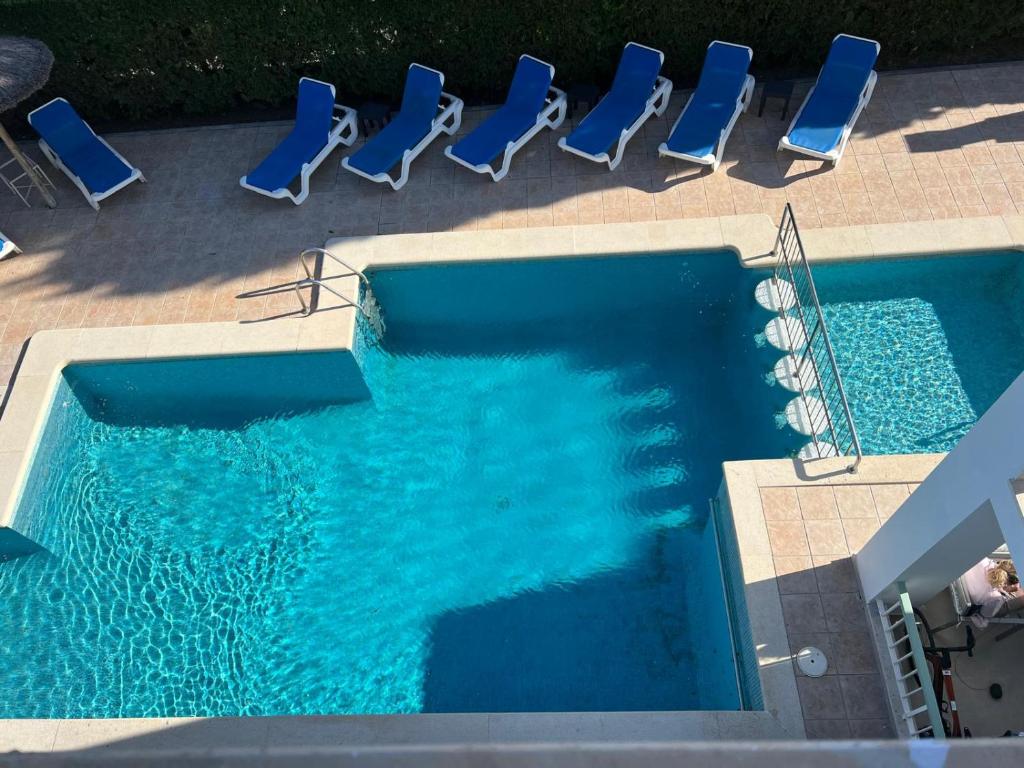 Villa Alexia Apartments Brisa 2nd Floor Stairs 2BR Pool view 9 min to Sea 5min to Town AT1833