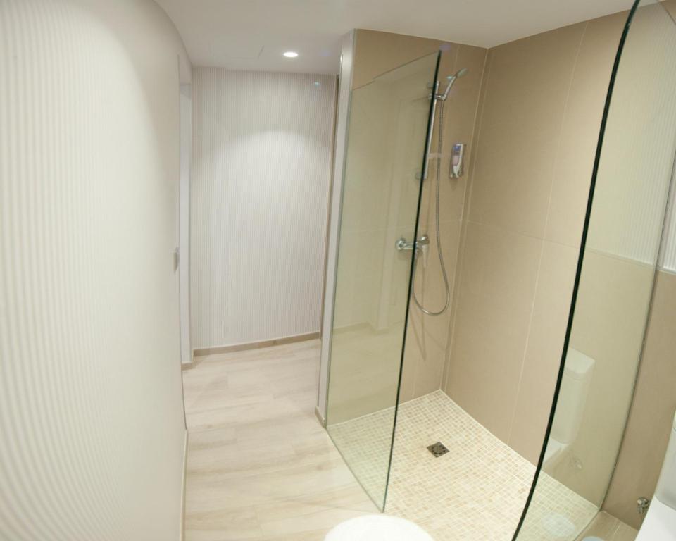 Koupelna v ubytování Hostal Loimar