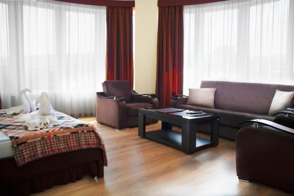 Posezení v ubytování Hotel Lux