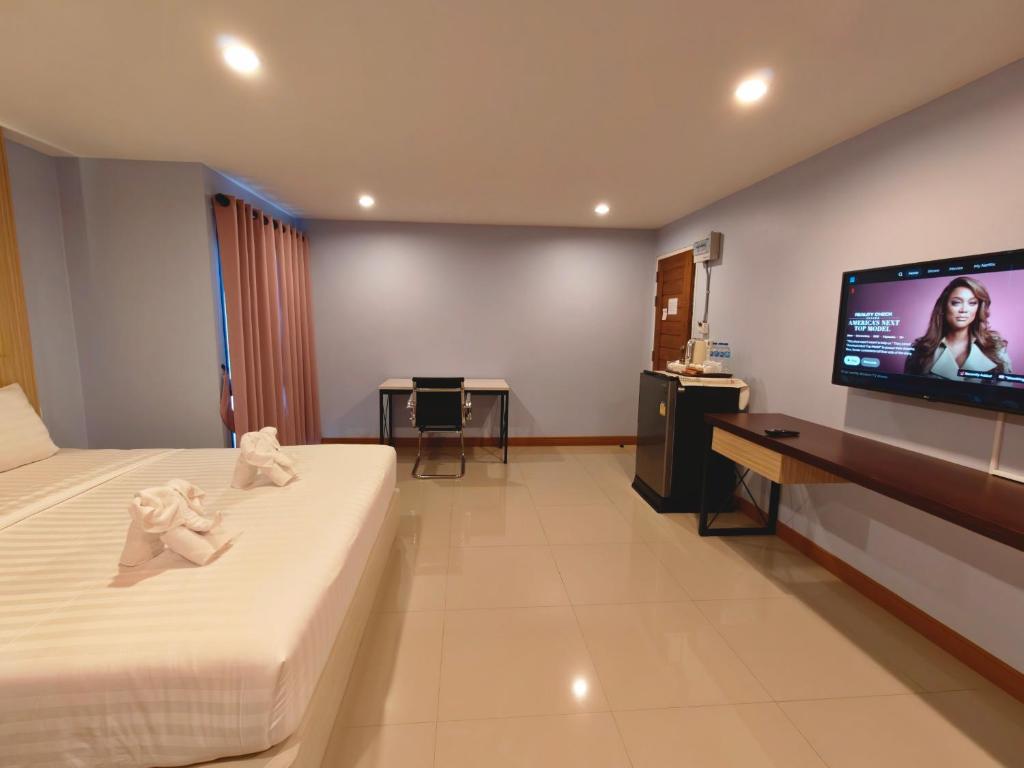 TK Thongrak Apartment - Chambre Double Ou Lits Jumeaux De Luxe Avec Balcon