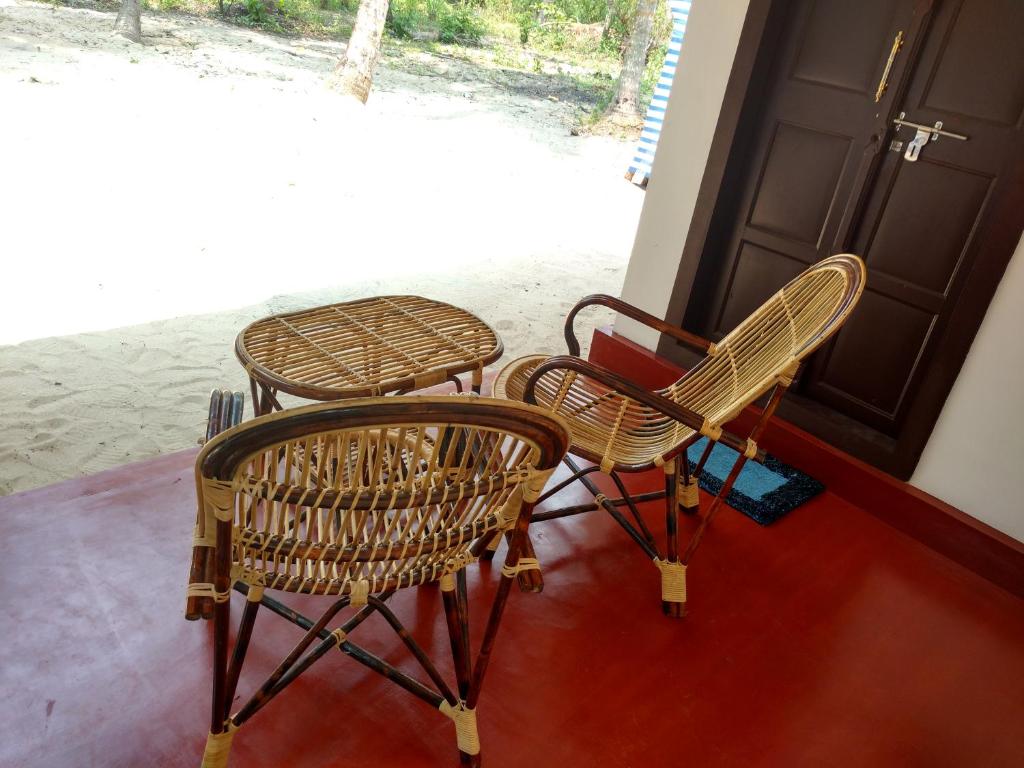 Balkón nebo terasa v ubytování Marari Das Beach Villa