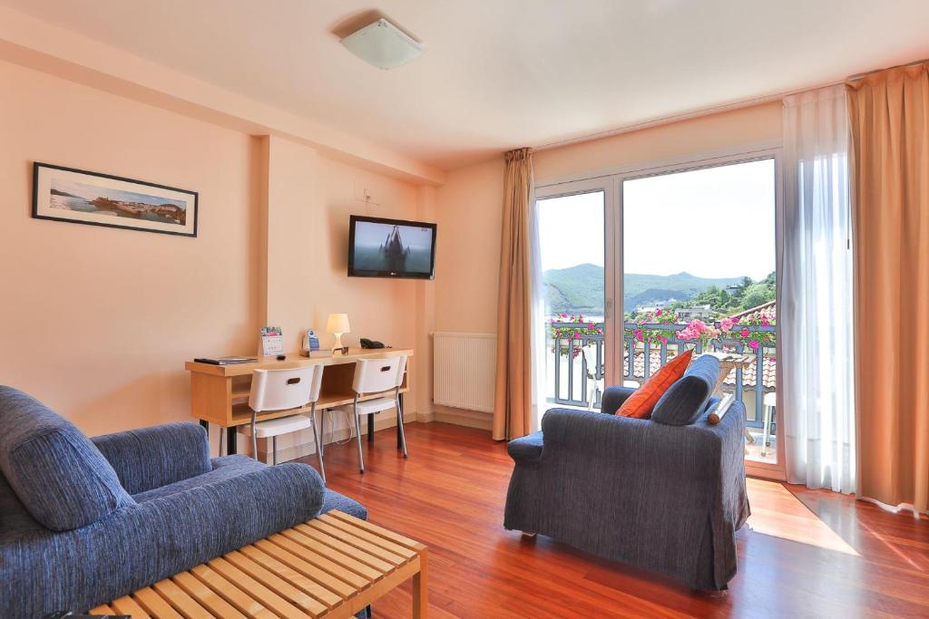 Posezení v ubytování Apartamentos Mundaka