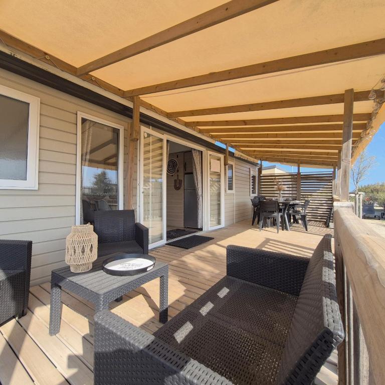 Le Coco Lodge Mobil Home 6-8 Personnes Piscines & Plage Camping 5 étoiles Les Dunes