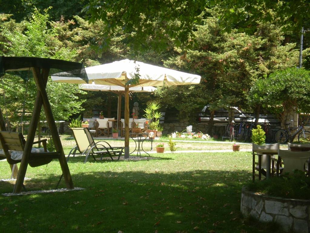 Zahrada ubytování Dodis Village