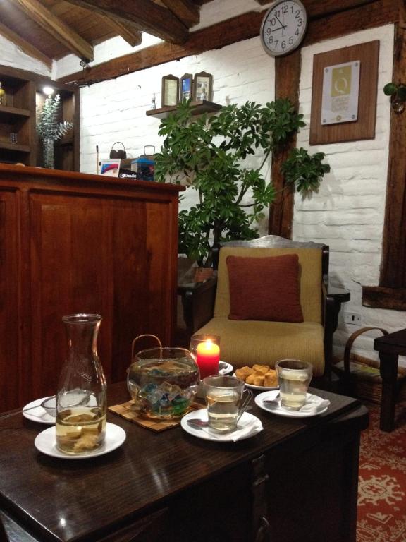 Nápoje v ubytování Hotel y Hosteria Natabuela