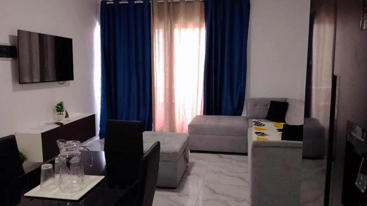 Zona d'estar a Blue Apartamento