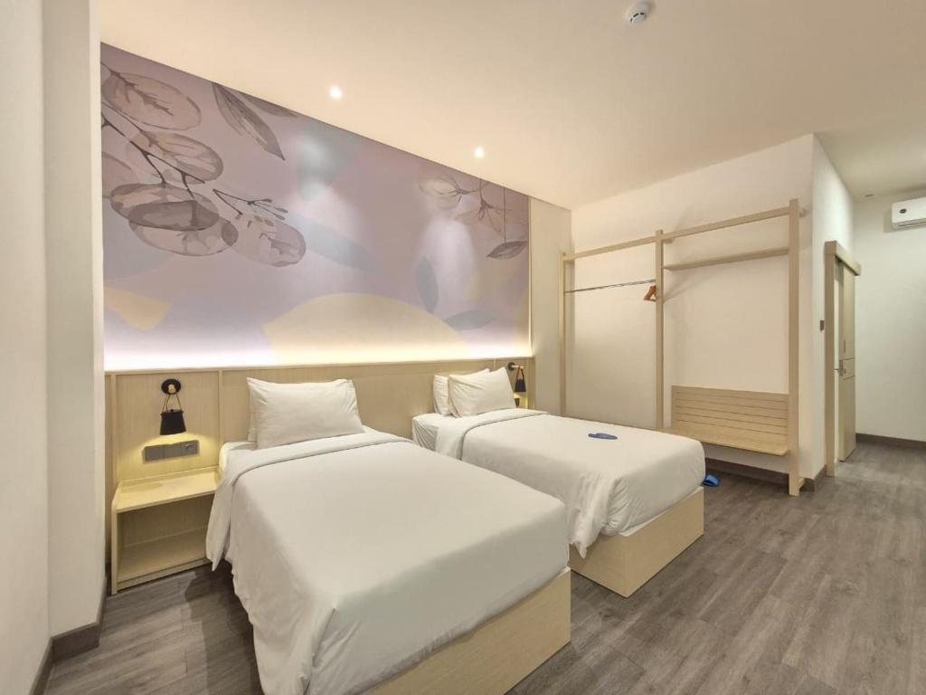 True Blue Hotel Menteng - Chambre Lits Jumeaux De Luxe