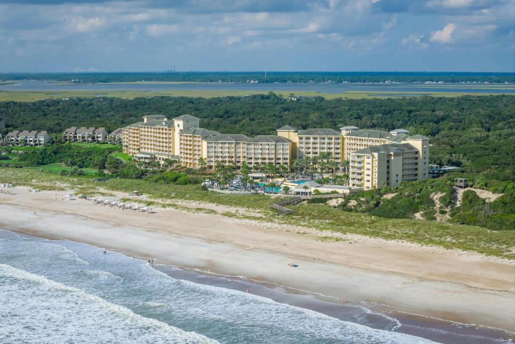 an aerial view of a resort on the beach at Omni Amelia Island Resort & Spa in Amelia Island