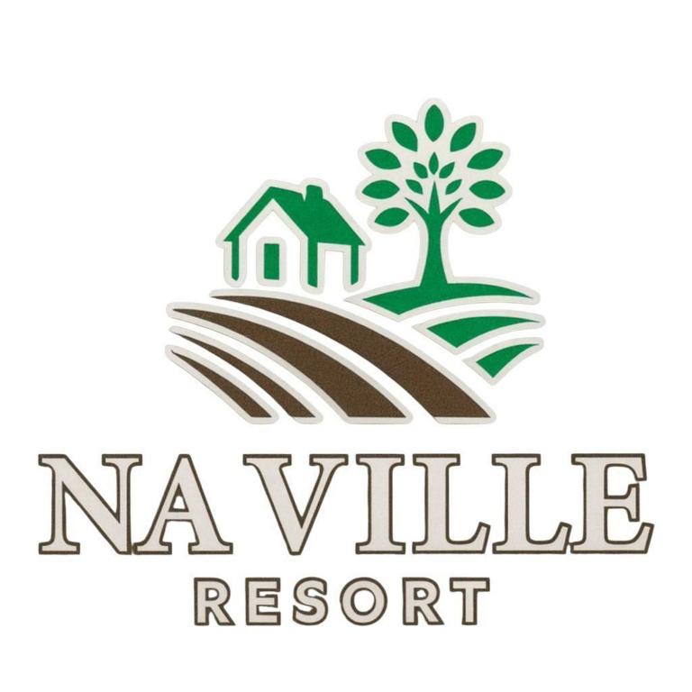a logo for a real estate agency with a house and a tree at Na Ville Resort in Ban Huai Yai