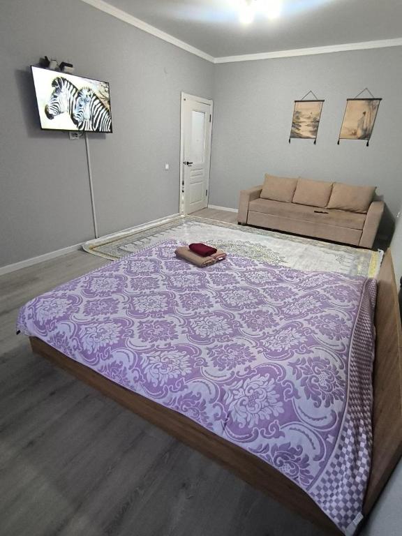 Современная квартира на 11 этаже с панорамным видом на город до 2 гостей