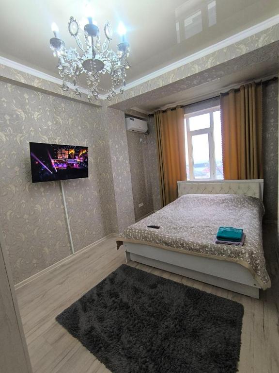 Современная квартира с балконом, проспект Жибек-Жолу, До 2 гостей