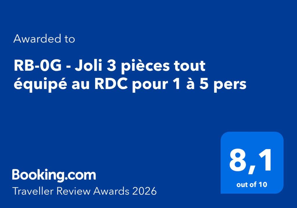 RB-0G - Joli 3 pièces tout équipé au RDC pour 1 à 5 pers – photo 14