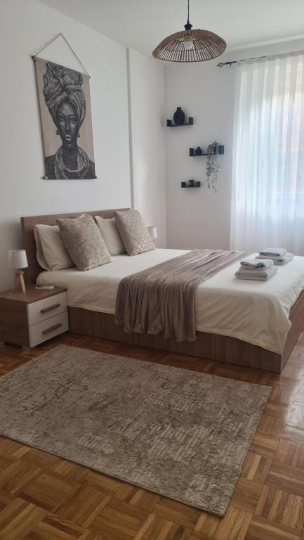 Llit o llits en una habitació de Apartment Troi