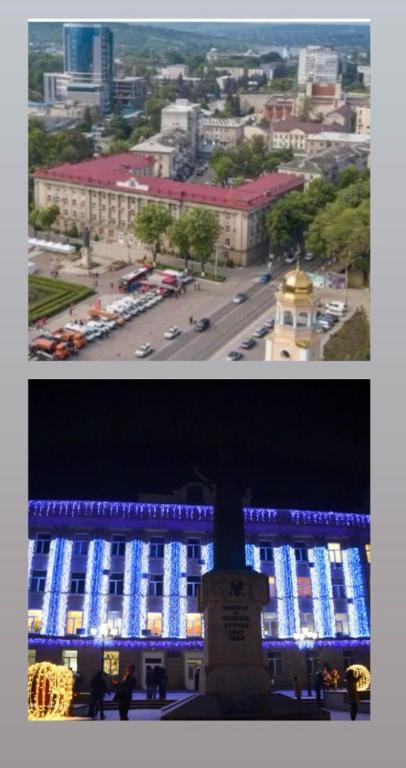 Vispārējs skats uz pilsētu Belci vai skats uz pilsētu no dzīvokļa