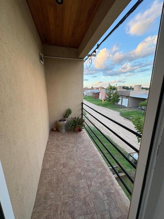 a view from the balcony of a house at La Faustina in Chajarí
