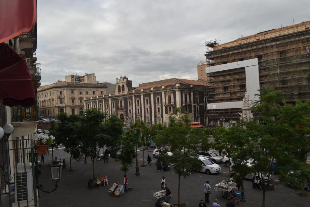 Widok na miasto Katania z tego hotelu
