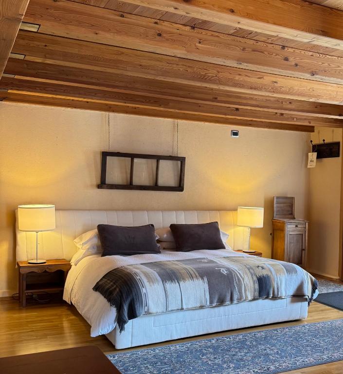 La Thuillettaz B&B Digital Detox - 山景特大号床间