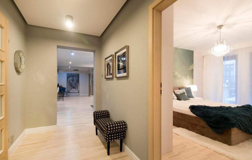 Posezení v ubytování Kings City - Skawińska Apartment