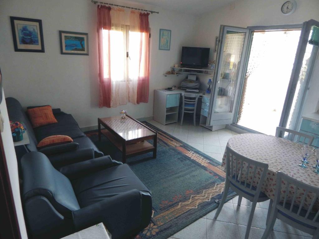 TV a/nebo společenská místnost v ubytování Apartment Vjeka