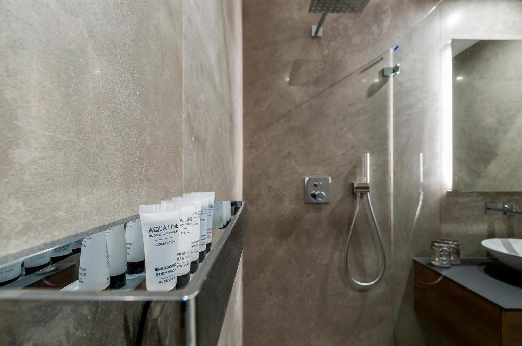 Koupelna v ubytování Aparthotel Residence Agenda