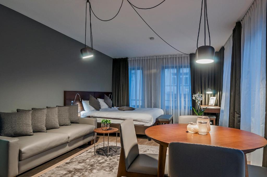 Posezení v ubytování Aparthotel Residence Agenda
