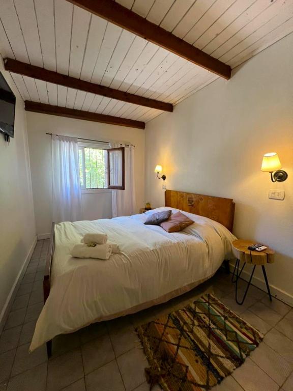 a bedroom with a large bed in a room at Departamento Céntrico 3 in El Bolsón