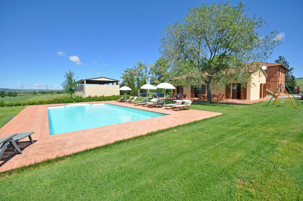 Bazén v ubytování Pienza by PosarelliVillas nebo v jeho okolí