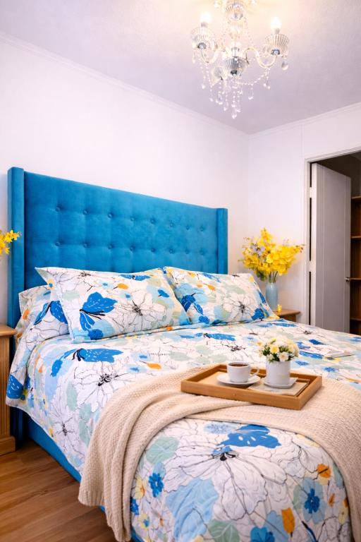 Estiloso 2BR Metro Santa Ana WIFI self-check in