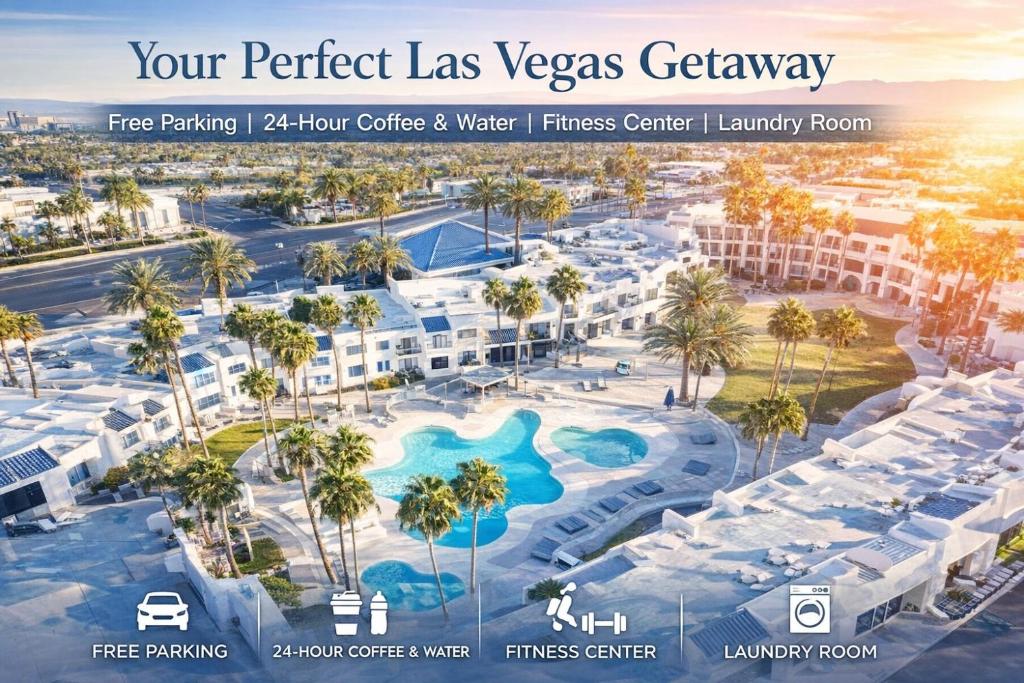 a rendering of a rendering of a water park at a resort at Las Vegas Serene Hotel in Las Vegas