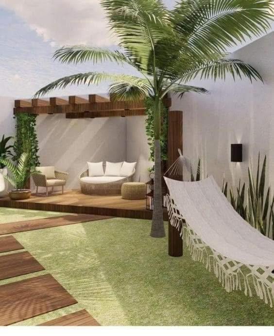 Jardí fora de Asuna Villa