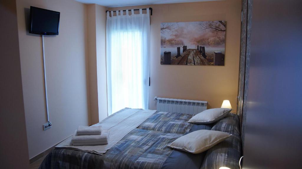 Postel nebo postele na pokoji v ubytování El Pajar de Neme