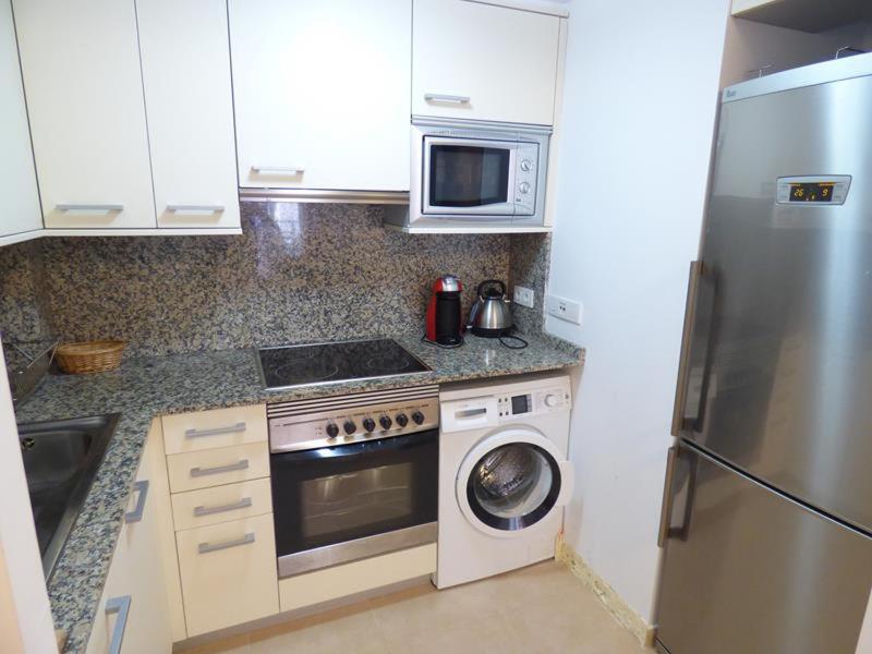 Kuchyň nebo kuchyňský kout v ubytování Apartamento Santa Fe